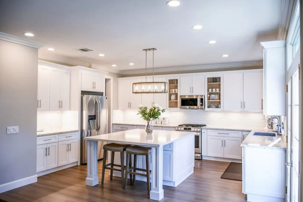 Taupe Kitchen Cabinets